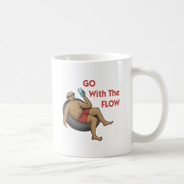Taza De Café Ir con el flujo (Derecha)