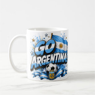 Taza De Café Ir Diseño Fútbol Argentina Argentina