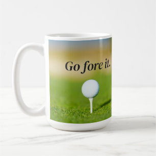 Taza De Café Ir Por El Juego De Golf Cita Café Mug