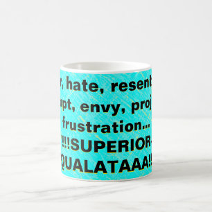 Taza De Café Ira, odio, resentimiento, desprecio, envidia...