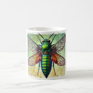 Taza De Café Iridotaenia Insect 060924IREF202 - Watercolor