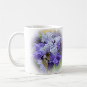 Taza De Café Iris con barba Regal - Púrpura y blanco