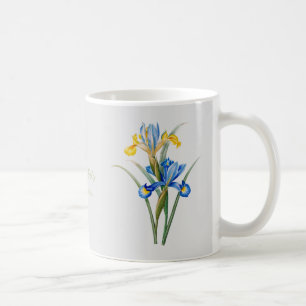 Taza De Café Iris español de Pierre-Joseph Redouté