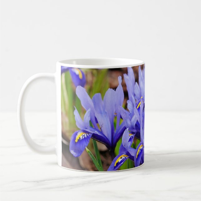 Taza De Café Iris Flowers Mug (Izquierda)