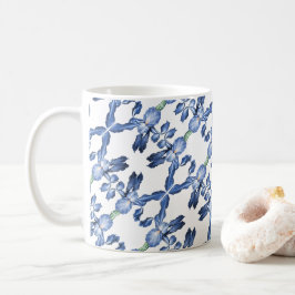 Taza De Café Iris holandés azul -
