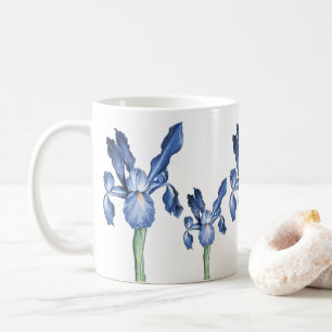 Taza De Café Iris holandés azul -