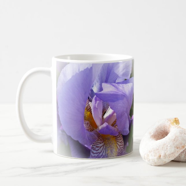 Taza De Café iris morado (Con donut)