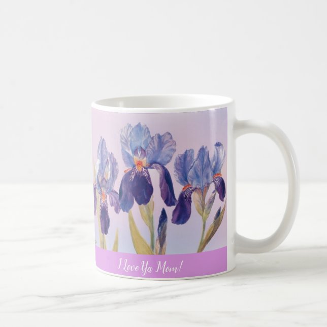 Taza De Café Iris Mug para la madre (Derecha)