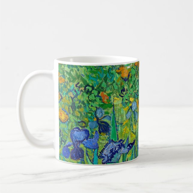 Taza De Café Irises de Vincent Van Gogh (Izquierda)