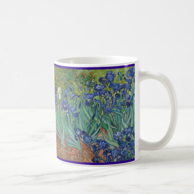 Taza De Café Irises Mug (Derecha)