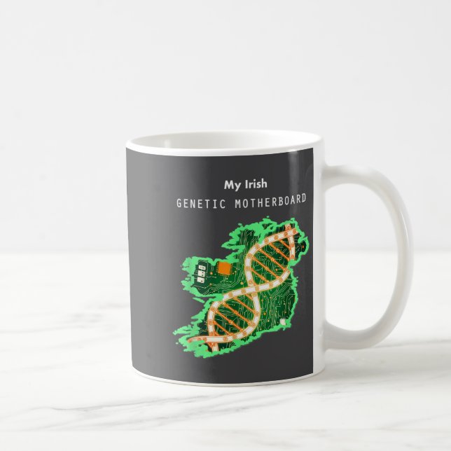 Taza De Café Irish Dna Ireland Motherboard  (Derecha)