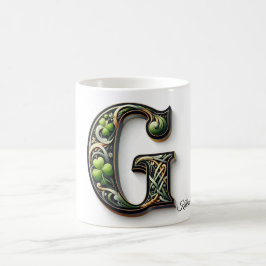 Taza De Café Irish G Monogram Coffee Mug