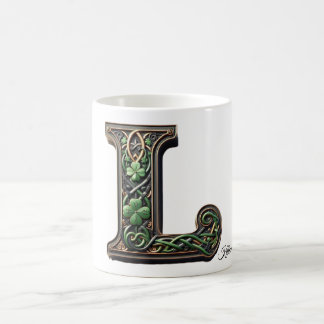 Taza De Café Irish L Monogram Coffee Mug