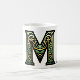 Taza De Café Irish M Monogram Coffee Mug