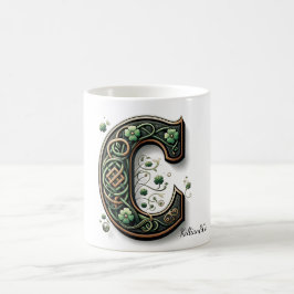 Taza De Café Irish Monogram Coffee Mug