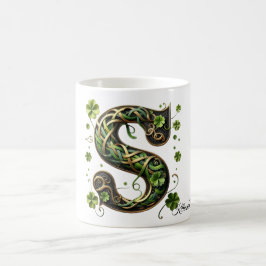 Taza De Café Irish S Monogram Coffee Mug