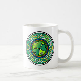 Taza De Café Irish shamrock