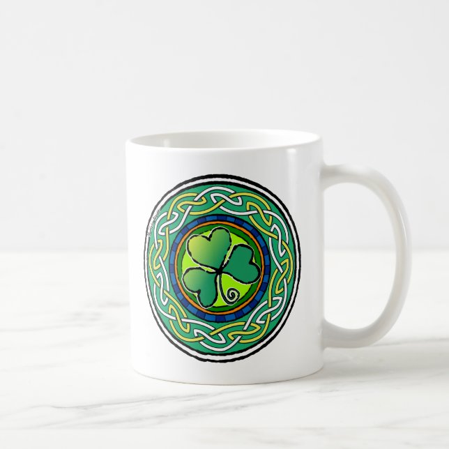 Taza De Café Irish shamrock (Derecha)
