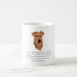 Taza De Café Irish Terrier Keepsake - mujer
