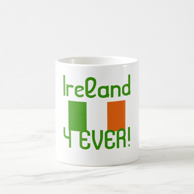 Taza De Café Irlanda 4 siempre/bandera (Centro)