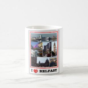 Taza De Café Irlanda del Norte - Belfast - I Love -