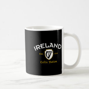 Taza De Café Irlanda Nación Celta Establecida 1541
