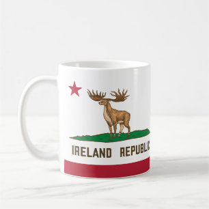Taza De Café Irlanda República de Irlanda Gigante de la bandera