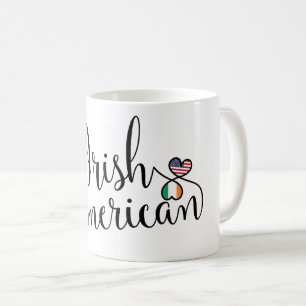 Taza De Café Irlandés American Entwined Hearts Mug
