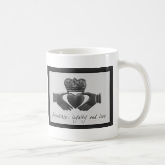Taza De Café Irlandés Claddagh, amistad, lealtad y amor