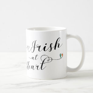 Taza De Café Irlandés en Heart Mug, Irlanda