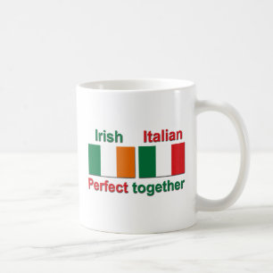 Taza De Café ¡Irlandés italiano - perfeccione junto!