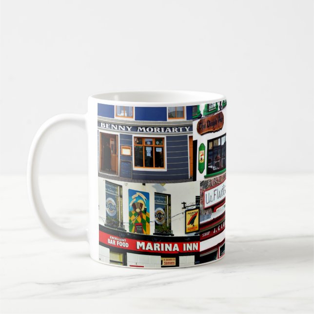 Taza De Café Irlandés Mug, Dingle Pubs, Dingle, Irlanda irlande (Izquierda)