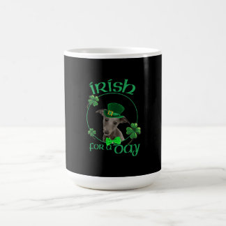 Taza De Café Irlandés Por Un Día De Marioneta, Perro Afortunado