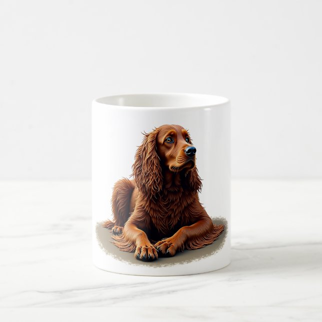 Taza De Café Irlandés Setter (Centro)