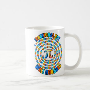 Taza De Café Irracional Pero Bien Redondo 3.14 Símbolo del Núme
