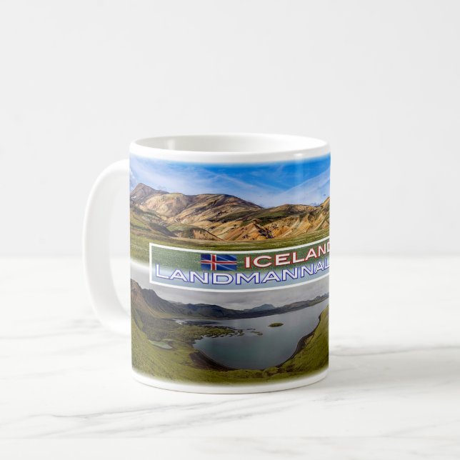 Taza De Café IS Landmannalaugar - Panorama (Anverso izquierdo)