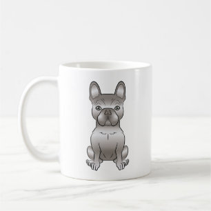 Taza De Café Isabella Bulldog Francés Frenchie Perro Dibujo Ani