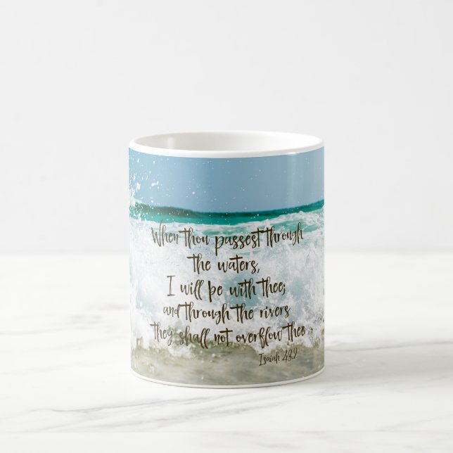 Taza De Café Isaiah Bible Verse (Centro)