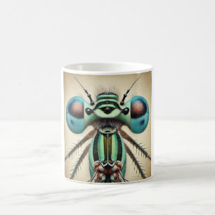 Taza De Café Ischnura damselfly 130724IREF103 - Watercolor