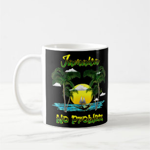 Taza De Café Isla Caribe de Jamaica Beach No hay problema