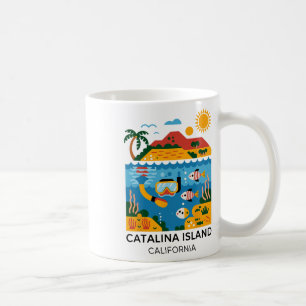 Taza De Café Isla Catalina California Senderismo