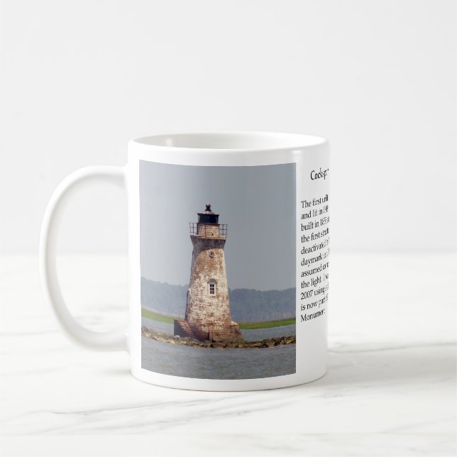 Taza De Café Isla Cockspur Lighthouse mug (Izquierda)