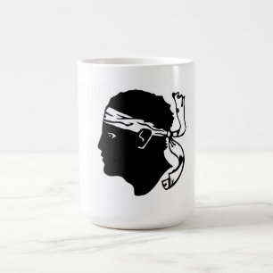 Taza De Café Isla de Córcega francia Región de Córcega cabeza d