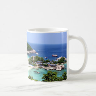 Taza De Café Isla de Ko Nang Yuan en Tailandia