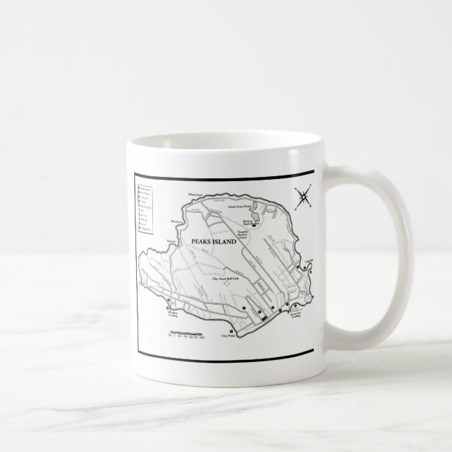 Taza De Café Isla de los picos (Derecha)