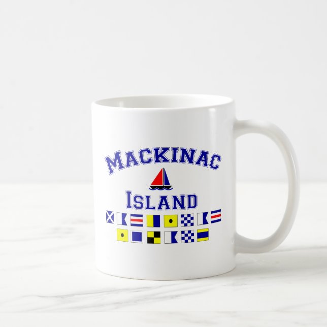 Taza De Café Isla de Mackinac (Derecha)