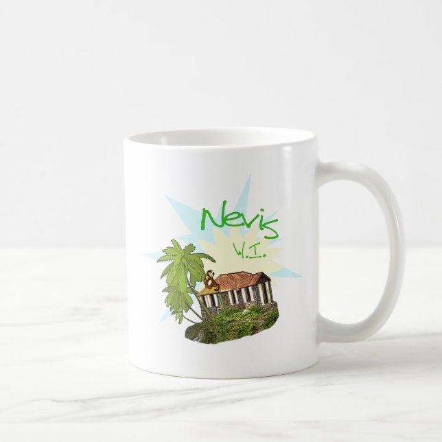Taza De Café Isla de Nevis (Derecha)