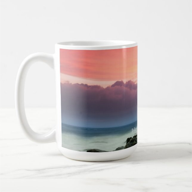 Taza De Café Isla de Skye, Escocia etiquetada, (Izquierda)