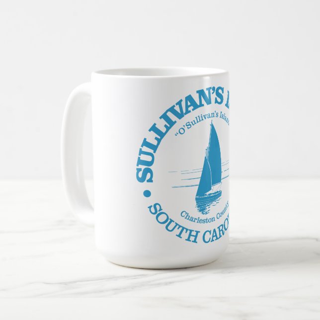 Taza De Café Isla de Sullivan (velero) (Anverso izquierdo)