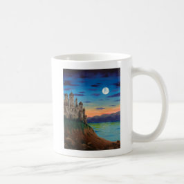 Taza De Café "Isla del Castillo" - Castillo en una isla Cliff M